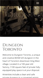 Mobile Screenshot of dungeontoronto.com